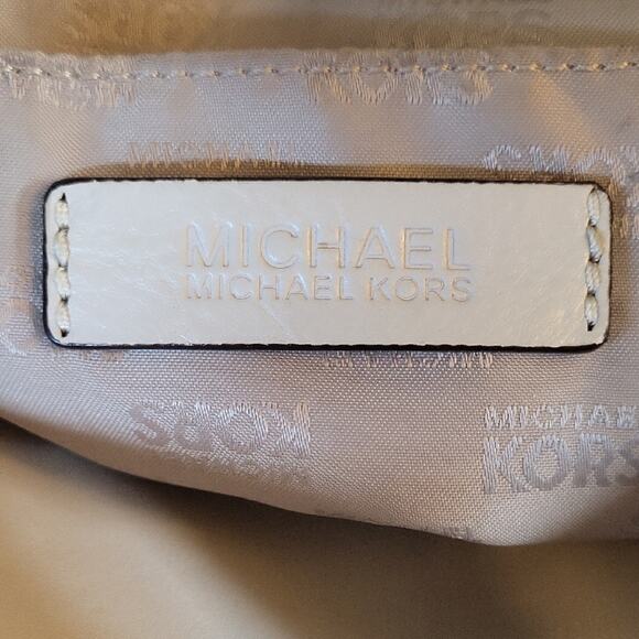 MICHAEL Michael Kors Large Cream Hobo Shoulder Bag Tote - Picture 2 of 13